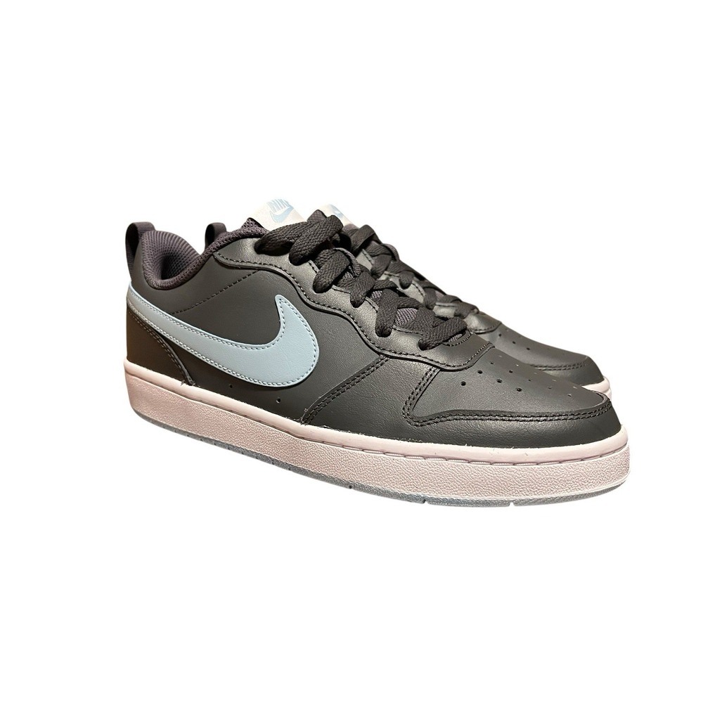 Nike Court Borough Low 2 (GS) Iron Grey/Ocean Bliss-White BQ5448 Sz Y7/W9/EU 40